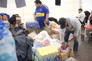 El temporal golpeó fuerte y ya asistieron a casi 800 familias 